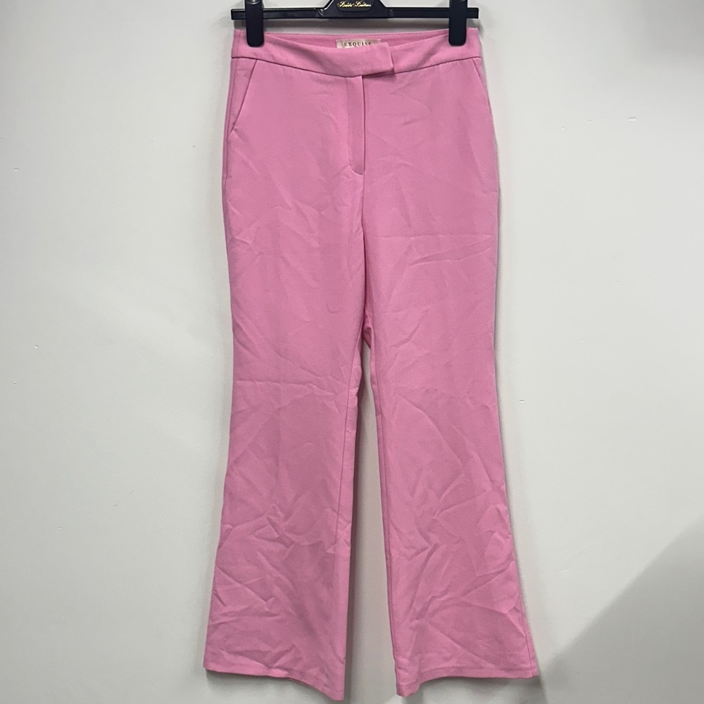 Elegant Pink Flare Pants